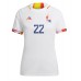 Billige Belgien Charles De Ketelaere #22 Udebane Fodboldtrøjer Dame VM 2022 Kortærmet